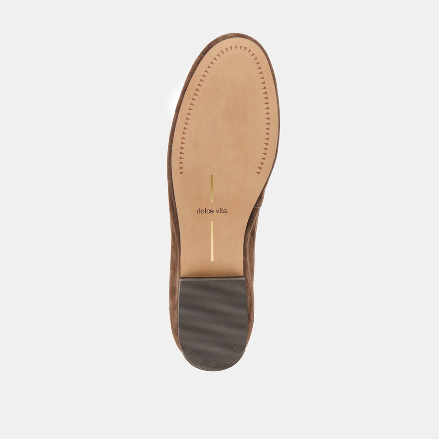 ritla ballet flats dk brown suede