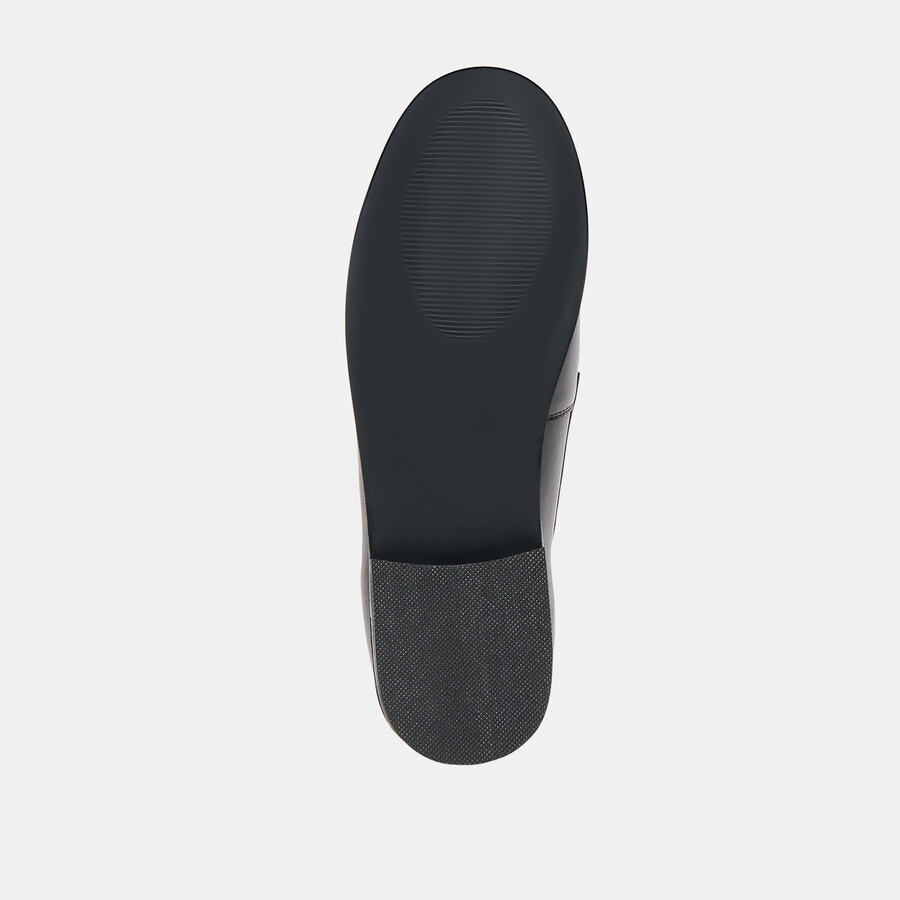 barney loafers black leather
