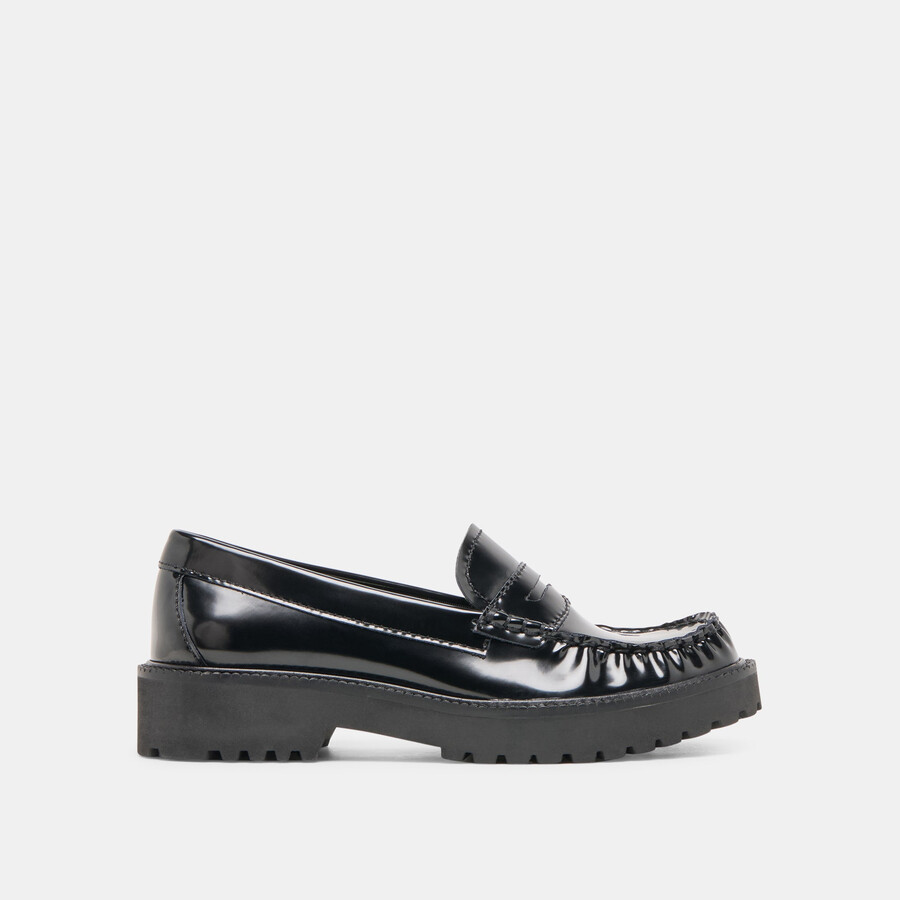 merek loafers midnight boxleather