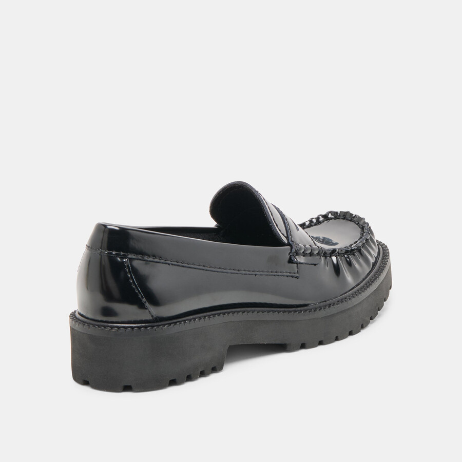 merek loafers midnight boxleather