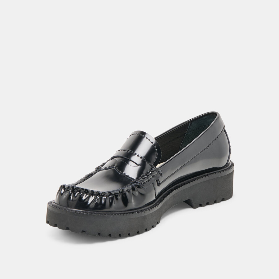 merek loafers midnight boxleather