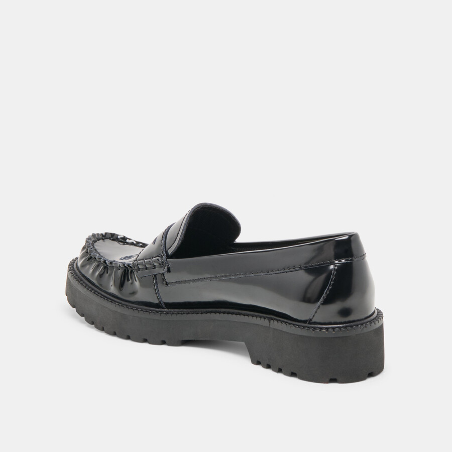 merek loafers midnight boxleather