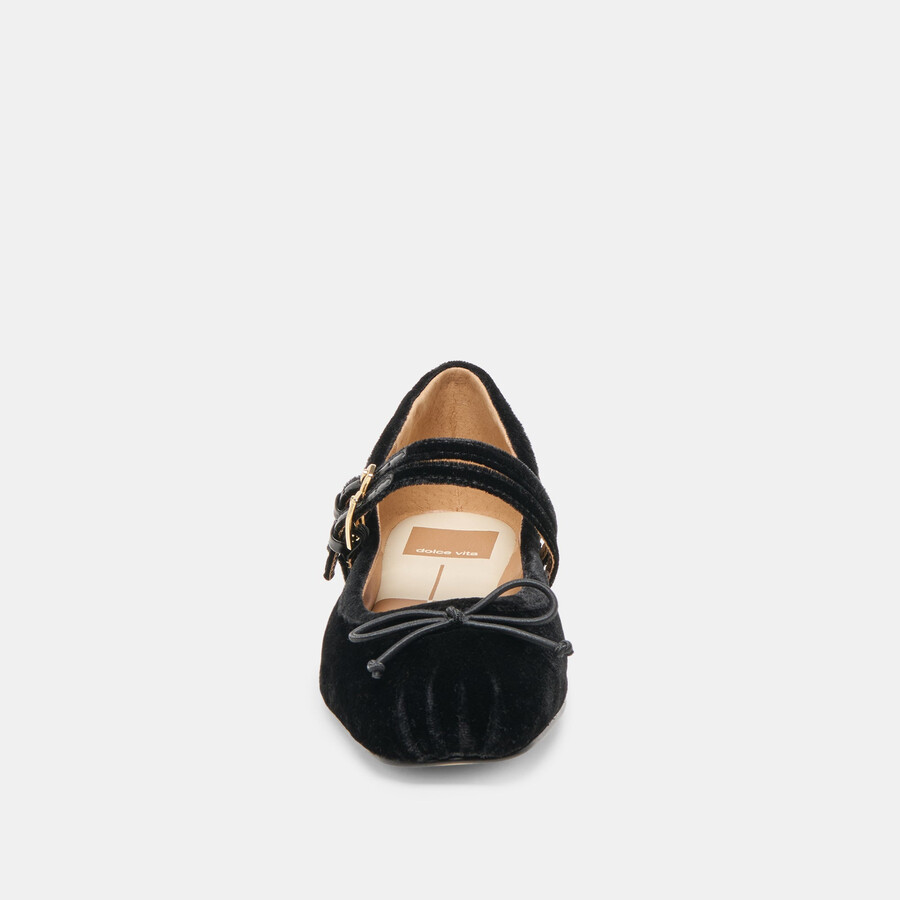 gibsen ballet flats nero velvet