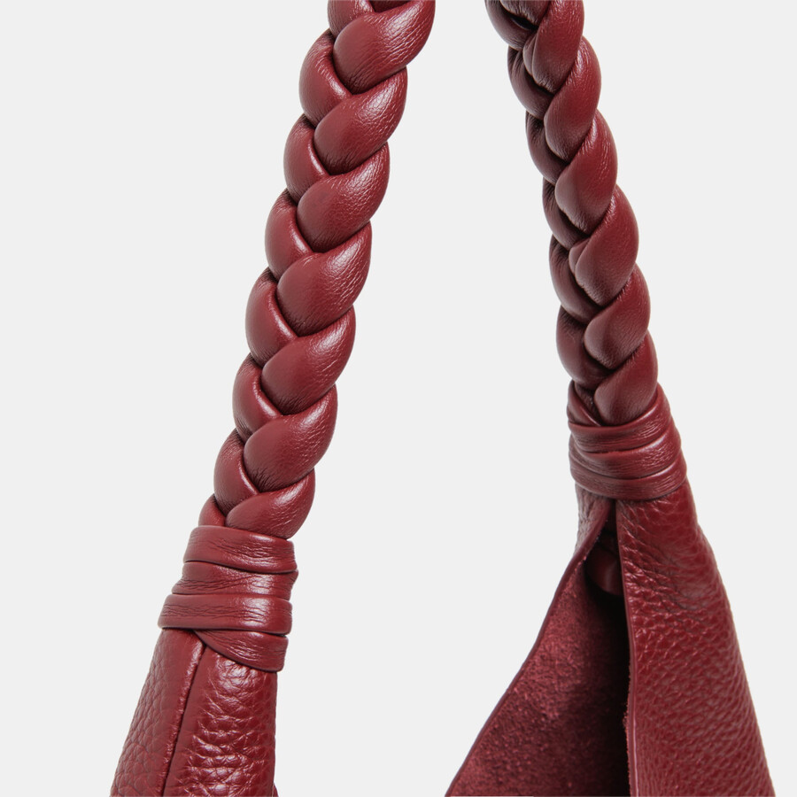 mia tote wine leather