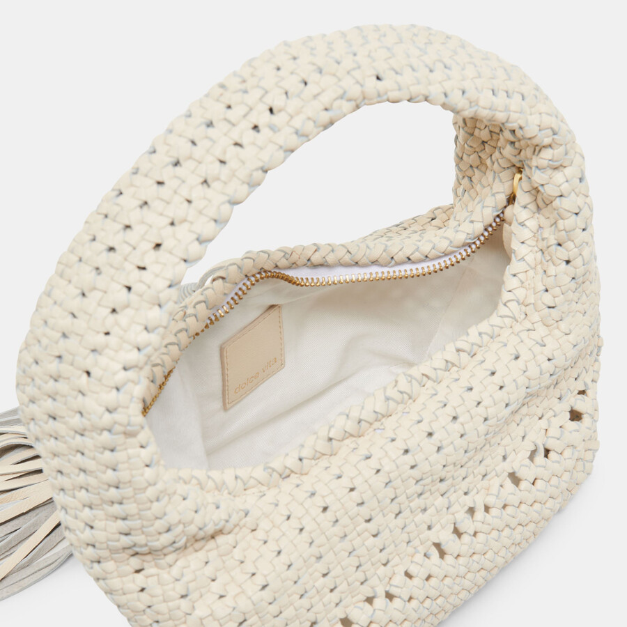 zenia handbag bone leather