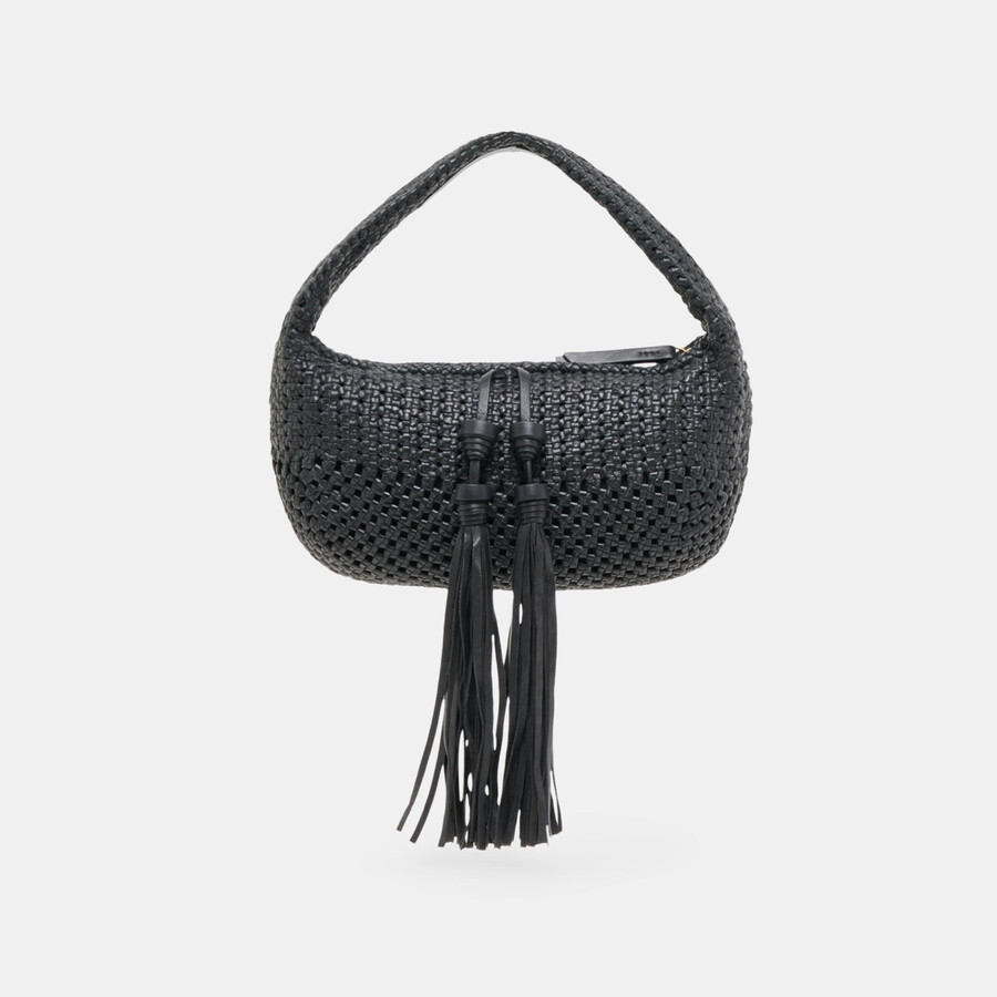 zenia handbag black leather