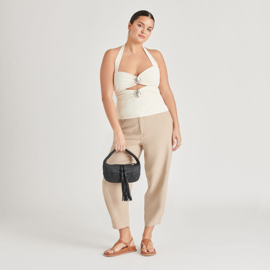 zenia handbag black leather
