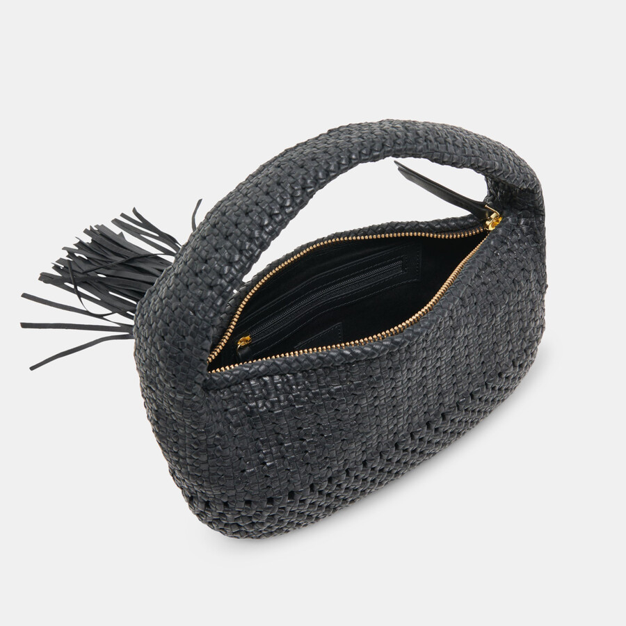 zenia handbag black leather