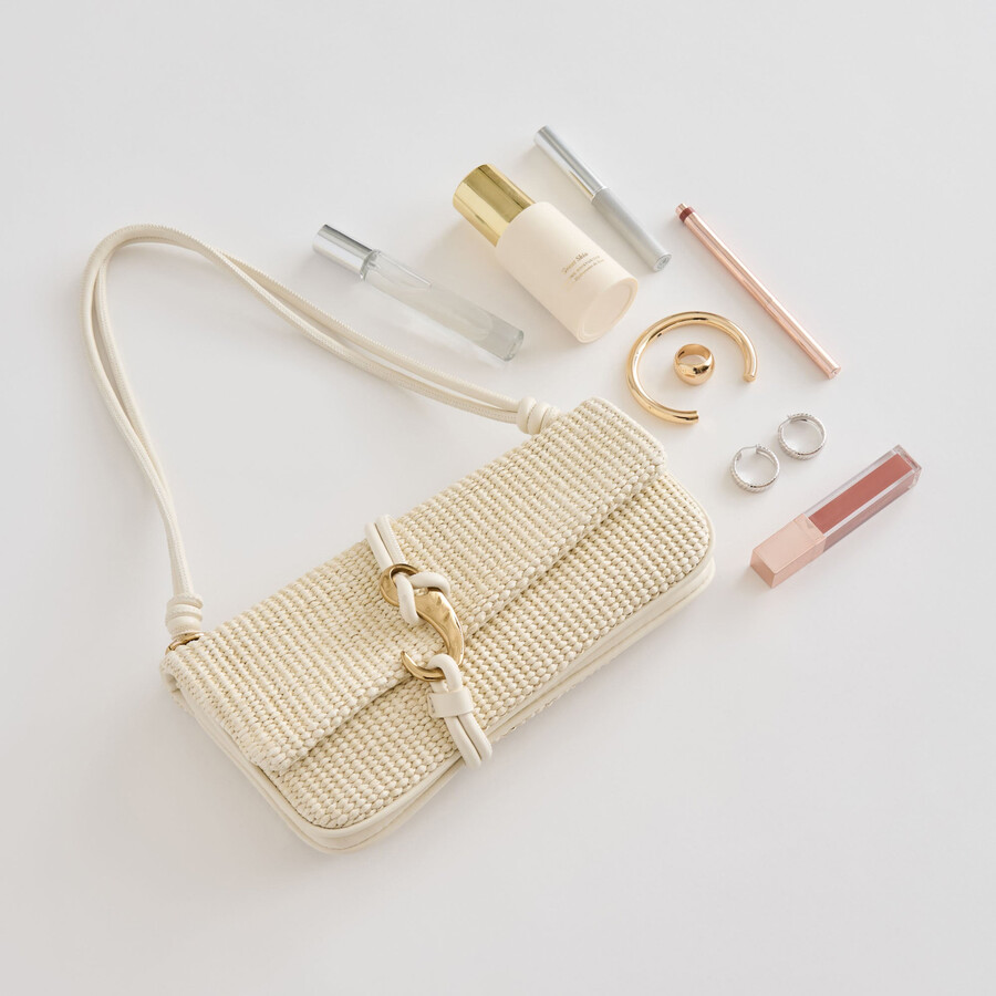 alice shoulder bag natural raffia