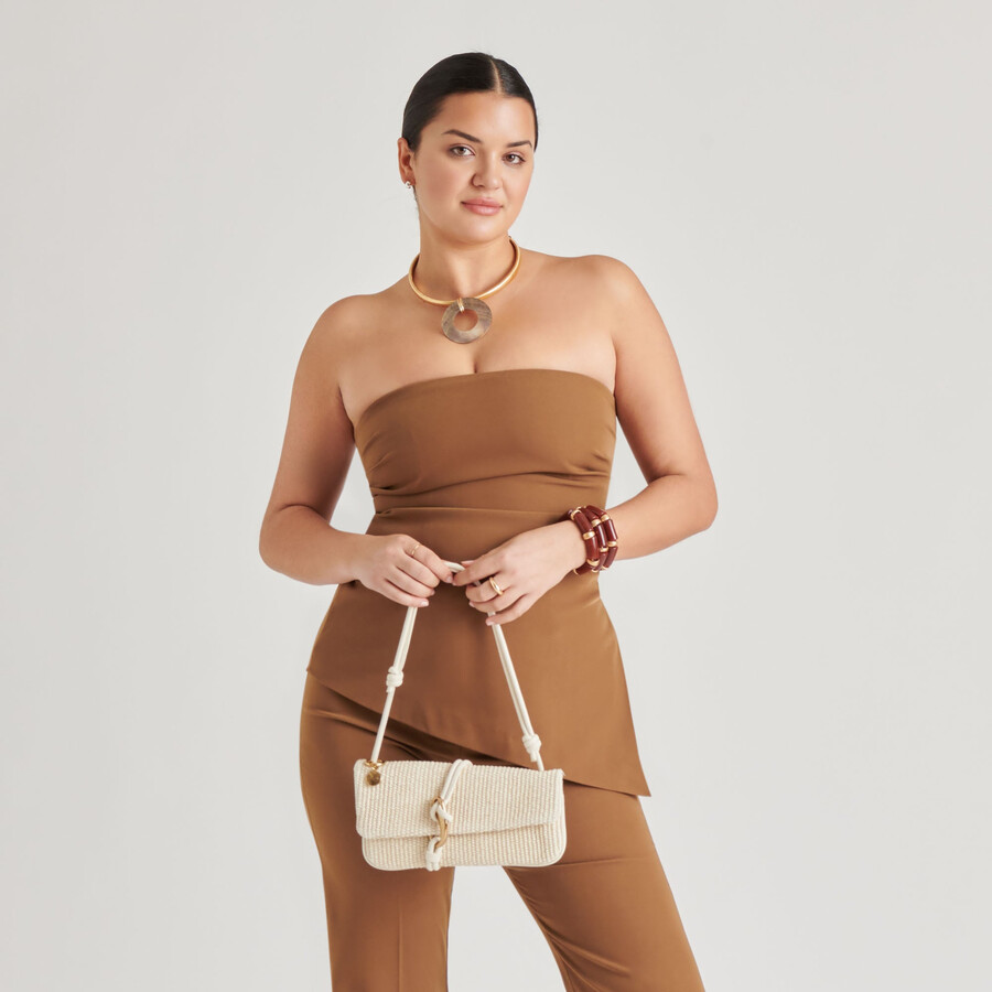 alice shoulder bag natural raffia
