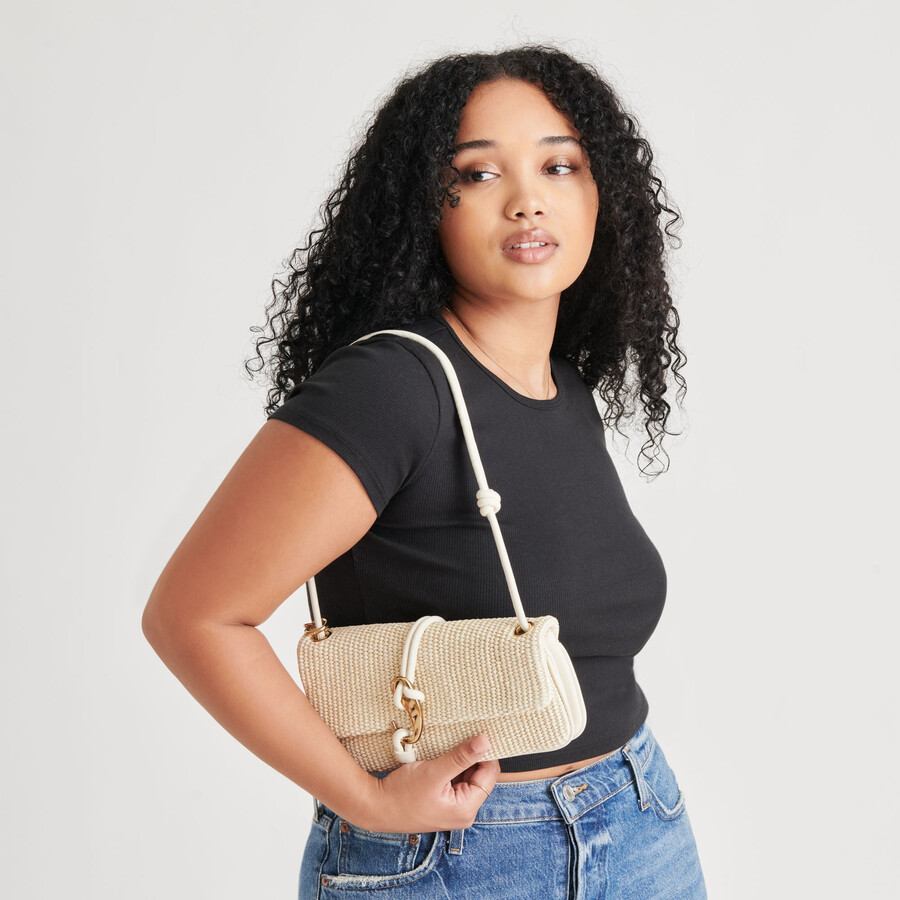alice shoulder bag natural raffia