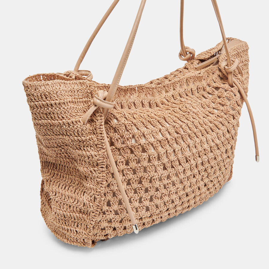 ravello tote natural raffia