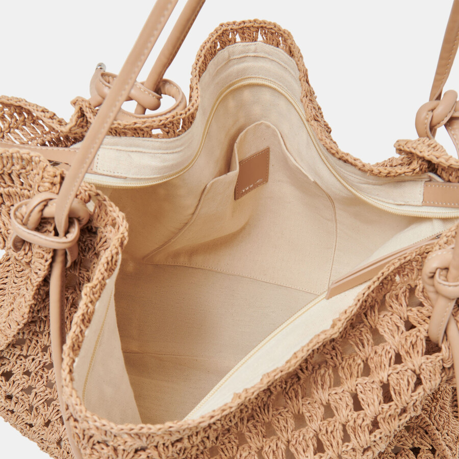 ravello tote natural raffia