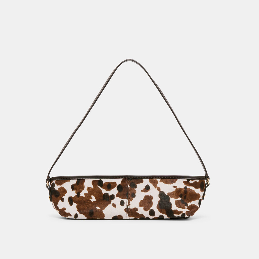 savaii shoulder bag cocoa calf hair