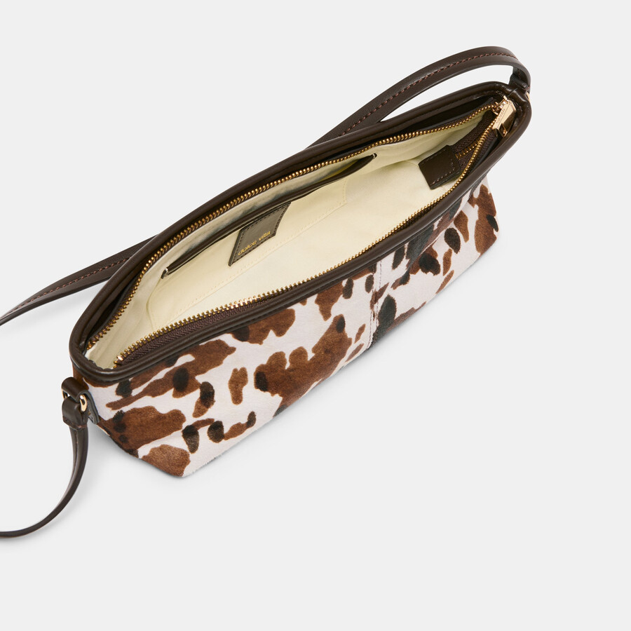 savaii shoulder bag cocoa calf hair