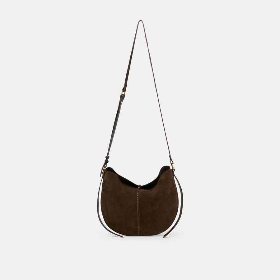 bennett crossbody espresso suede