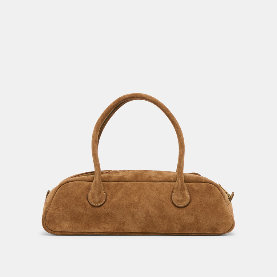 boracay shoulder bag brown suede