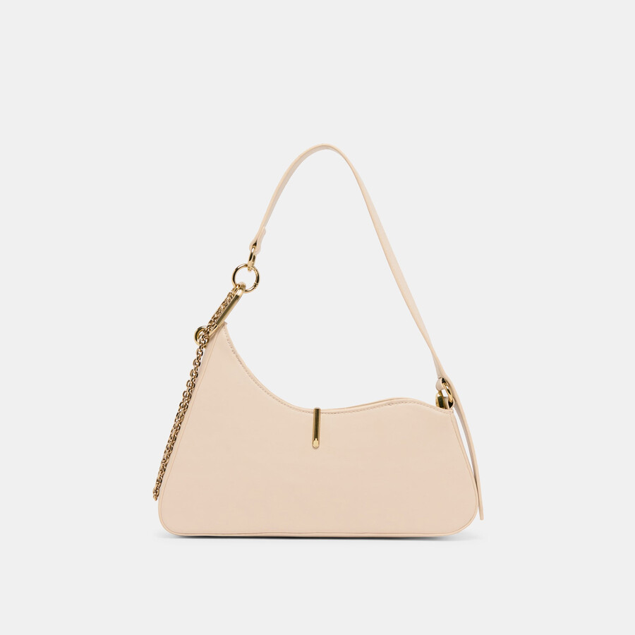prya shoulder bag creme leather