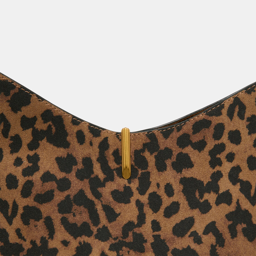 bree shoulder bag leopard suede