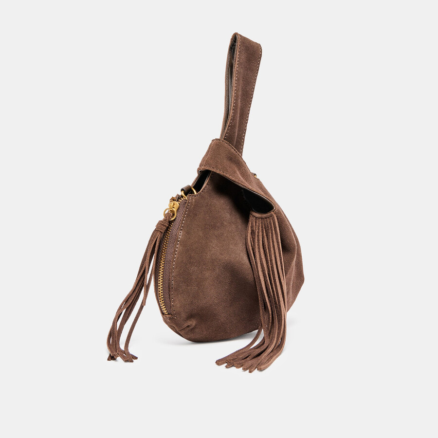zury handbag espresso suede