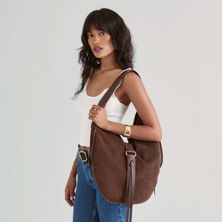 oakley tote chocolate suede