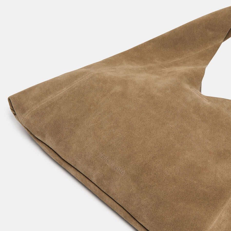 marie tote olive suede