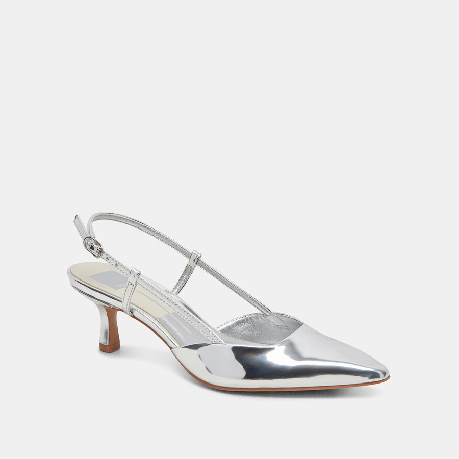 odela heels silver stella