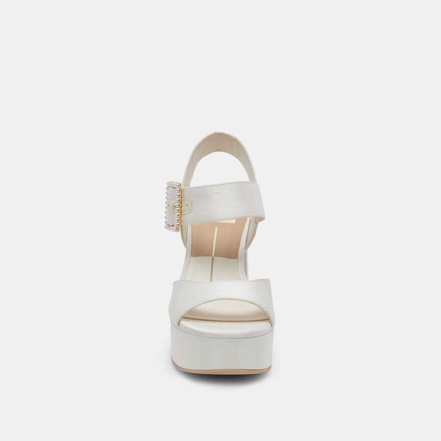 bobby pearl heels white pearls