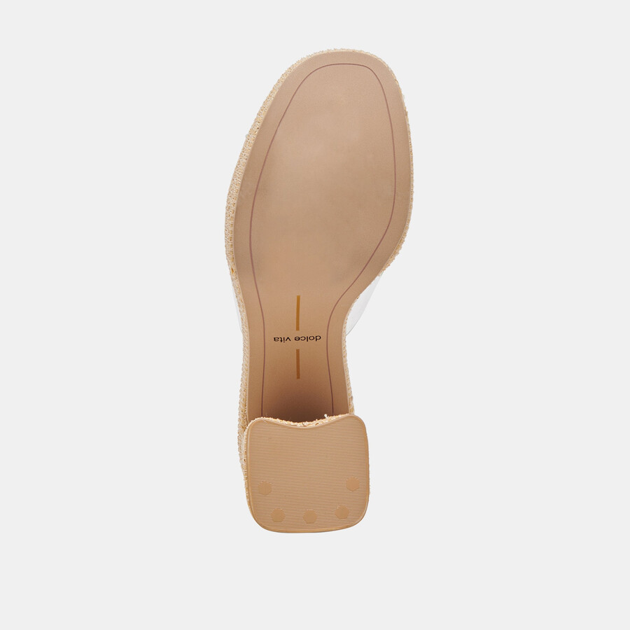 lichia heels natural vinyl