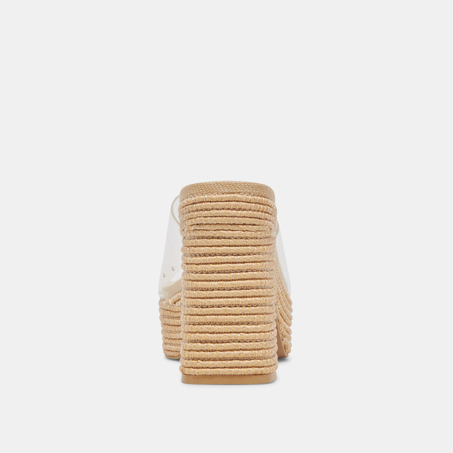 lichia heels natural vinyl