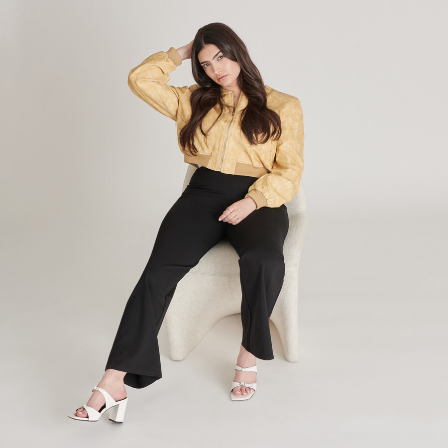 shane heels off white crinkle patent