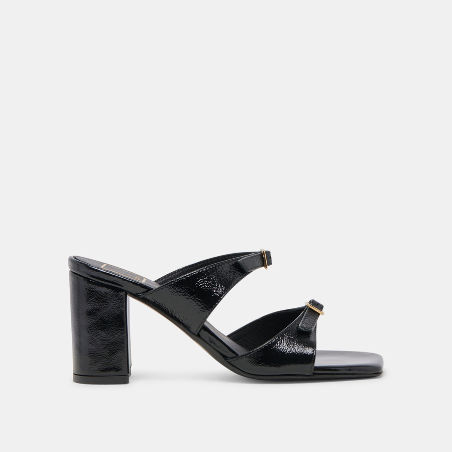 shane heels midnight crinkle patent