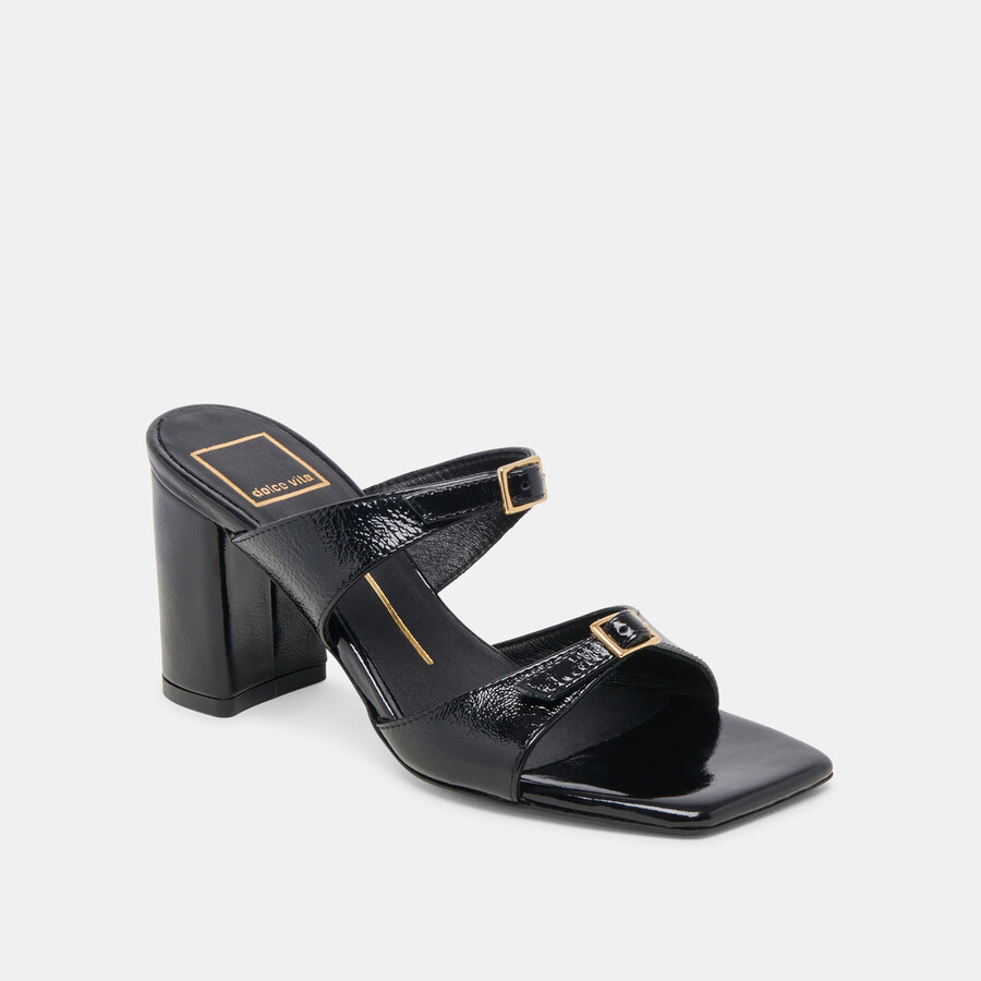shane heels midnight crinkle patent