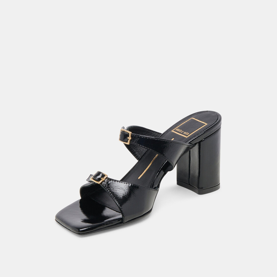 shane heels midnight crinkle patent