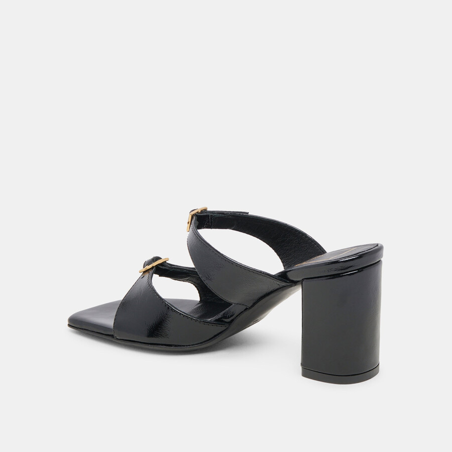 shane heels midnight crinkle patent
