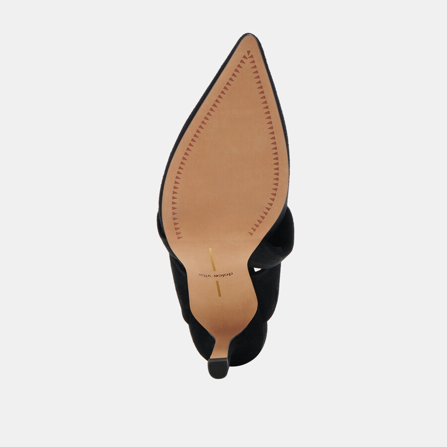 kelsy heels onyx suede