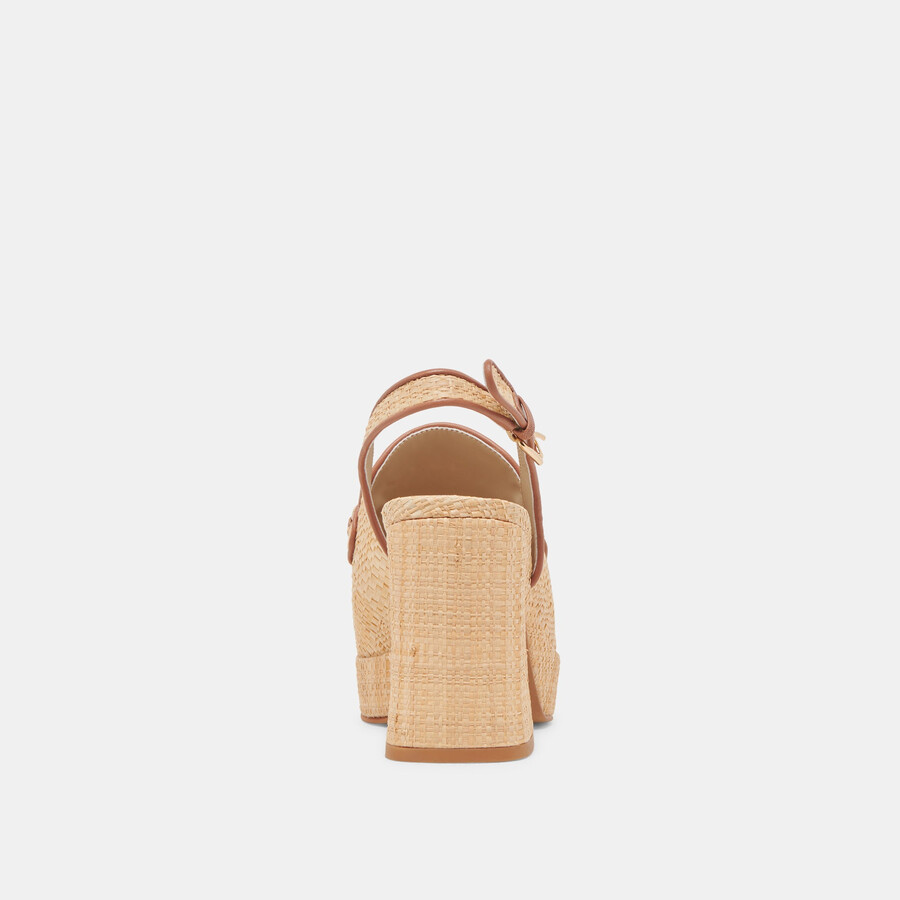 sirus heels lt natural raffia