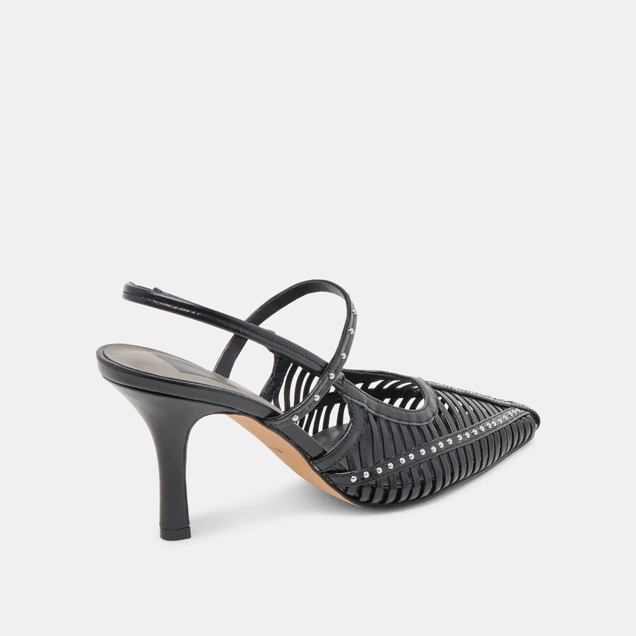 hensal heels midnight crinkle patent