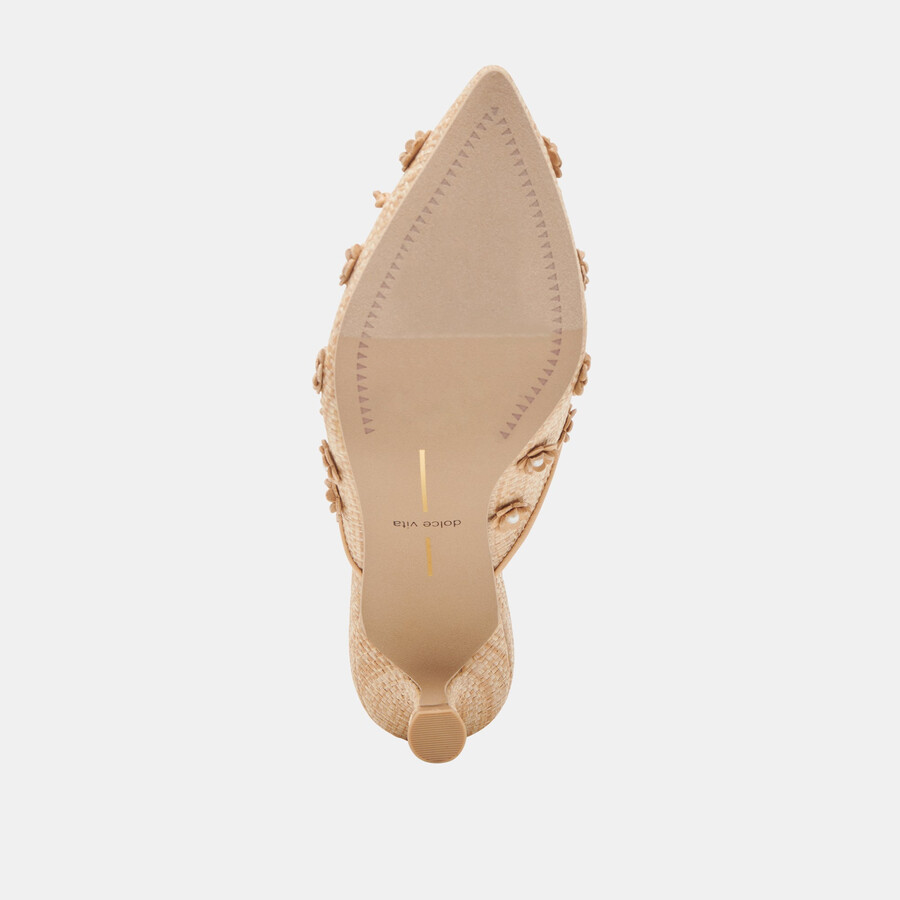 camilo heels lt natural raffia