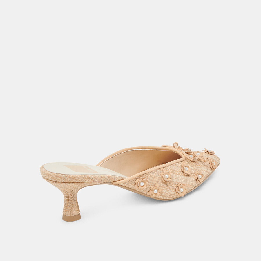 camilo heels lt natural raffia