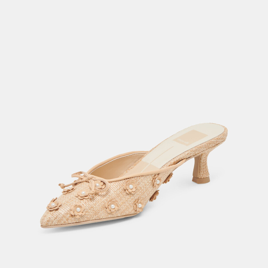 camilo heels lt natural raffia