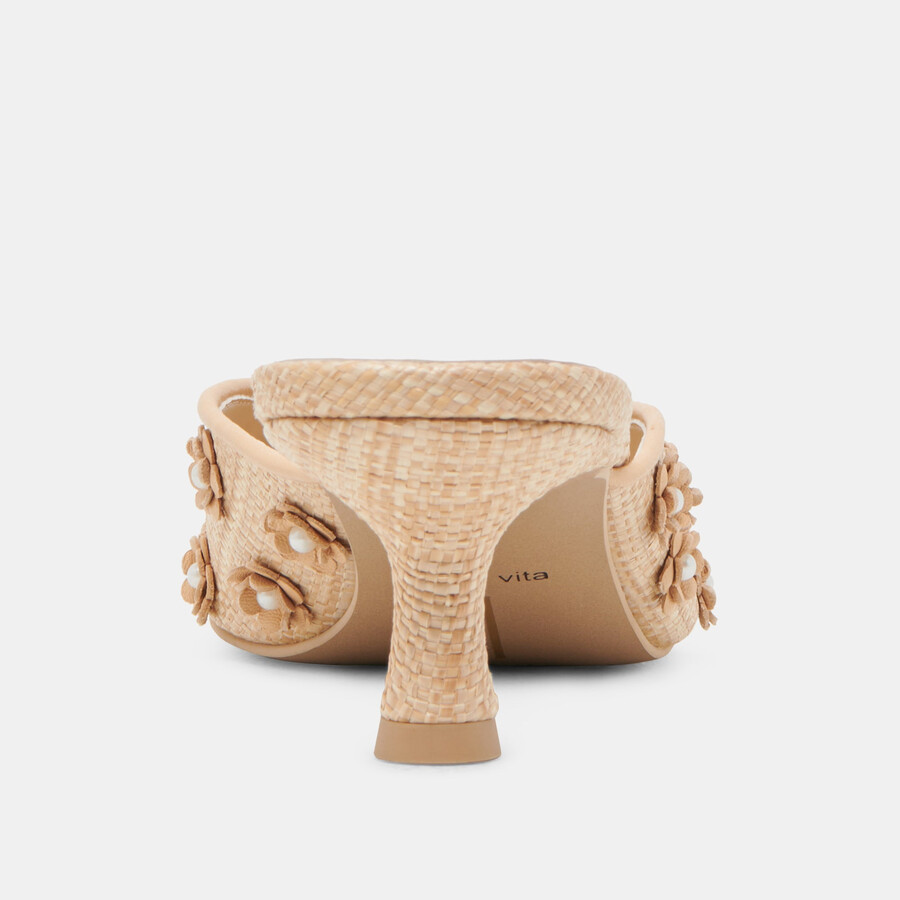 camilo heels lt natural raffia