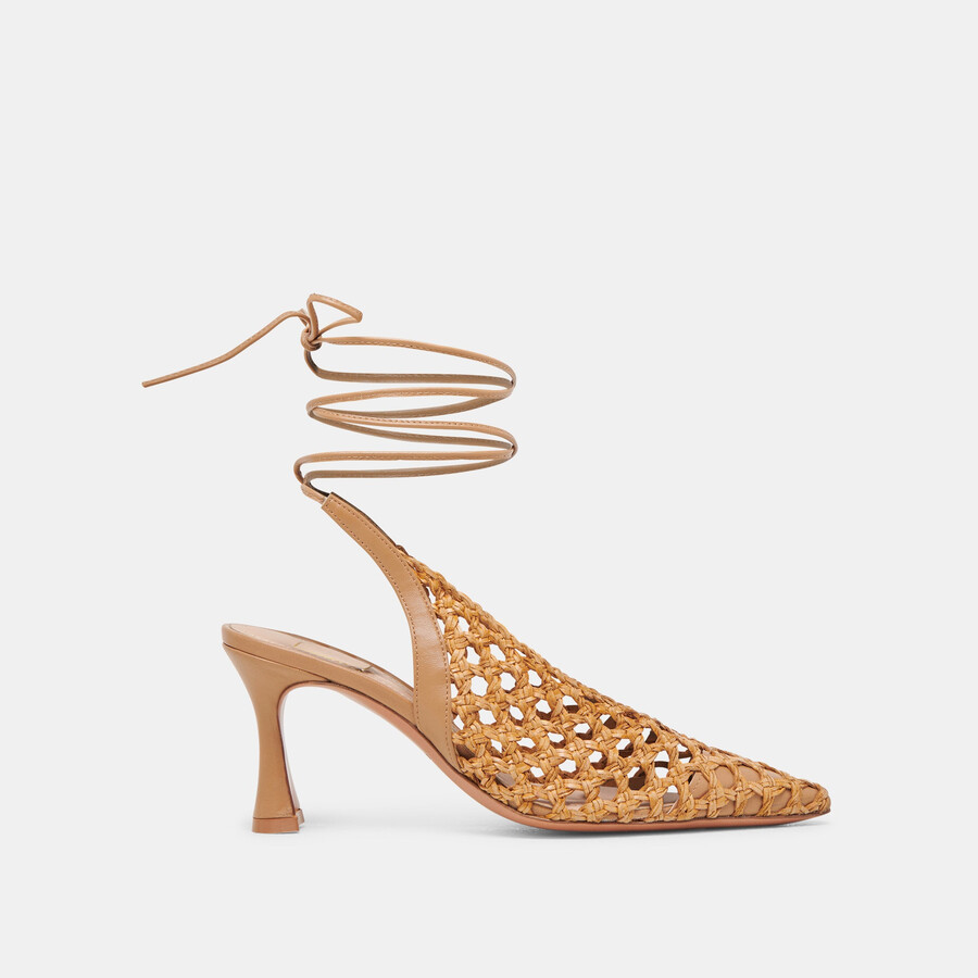 gesica heels natural woven