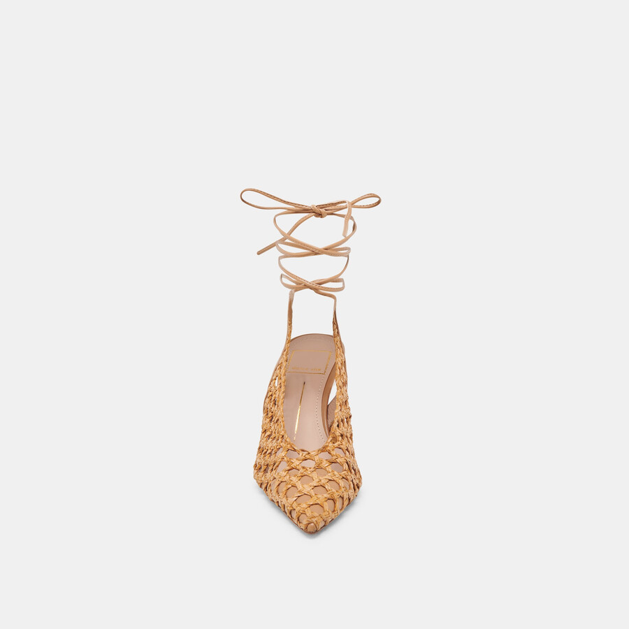gesica heels natural woven