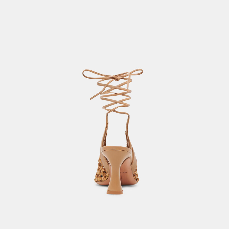 gesica heels natural woven