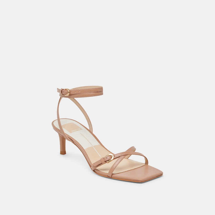 bamby heels whiskey leather