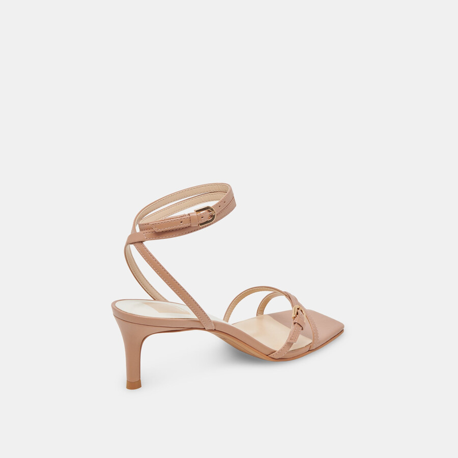 bamby heels whiskey leather