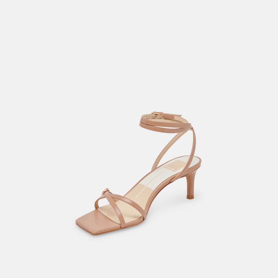 bamby heels whiskey leather