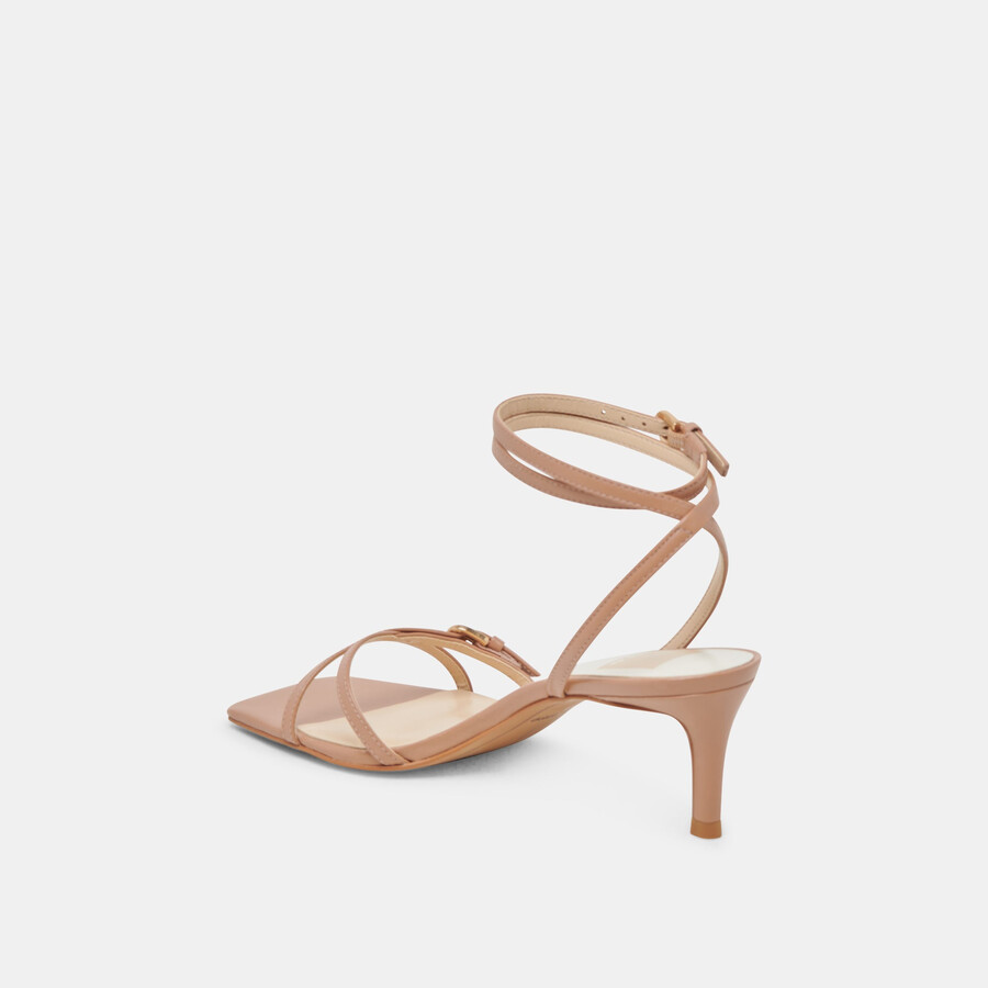 bamby heels whiskey leather