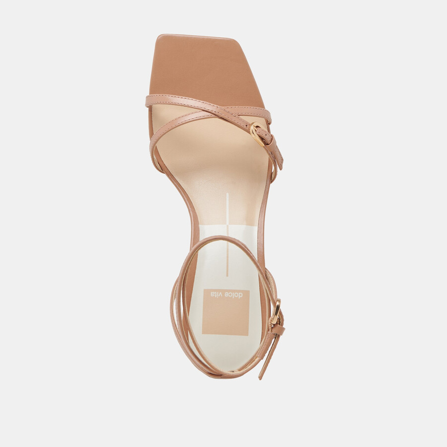bamby heels whiskey leather